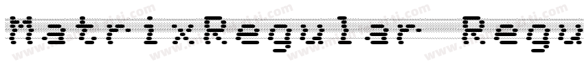 MatrixRegular Regula字体转换